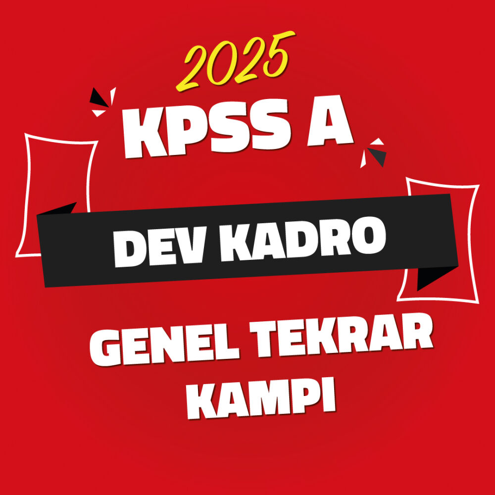 KPSS A Tüm Dersler Genel Tekrar Kampı - Canlı Program - 1