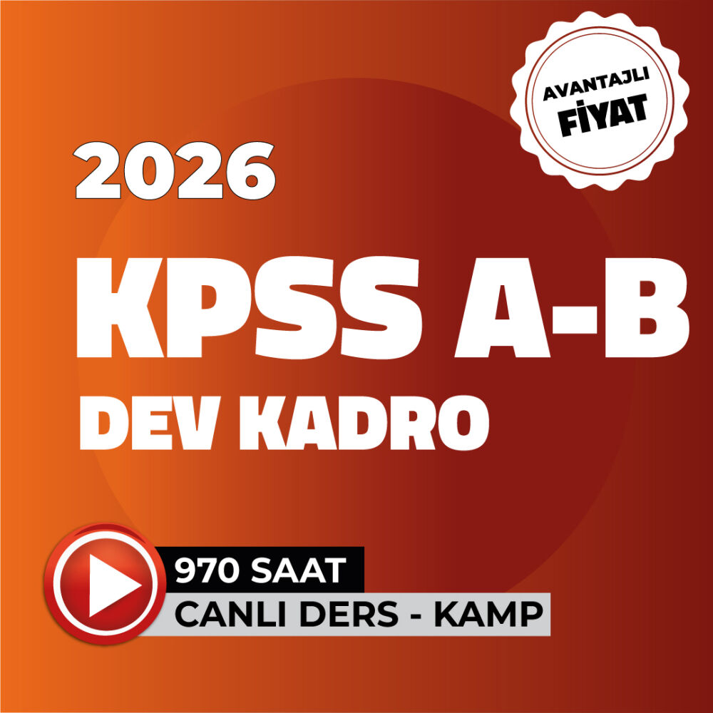 KPSS A ve B Grubu Tüm Dersler 2026 - Canlı Program - 1