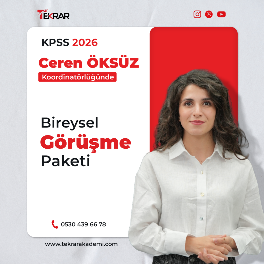 KPSS B - Bireysel Rehberlik Görüşme Paketi - 1