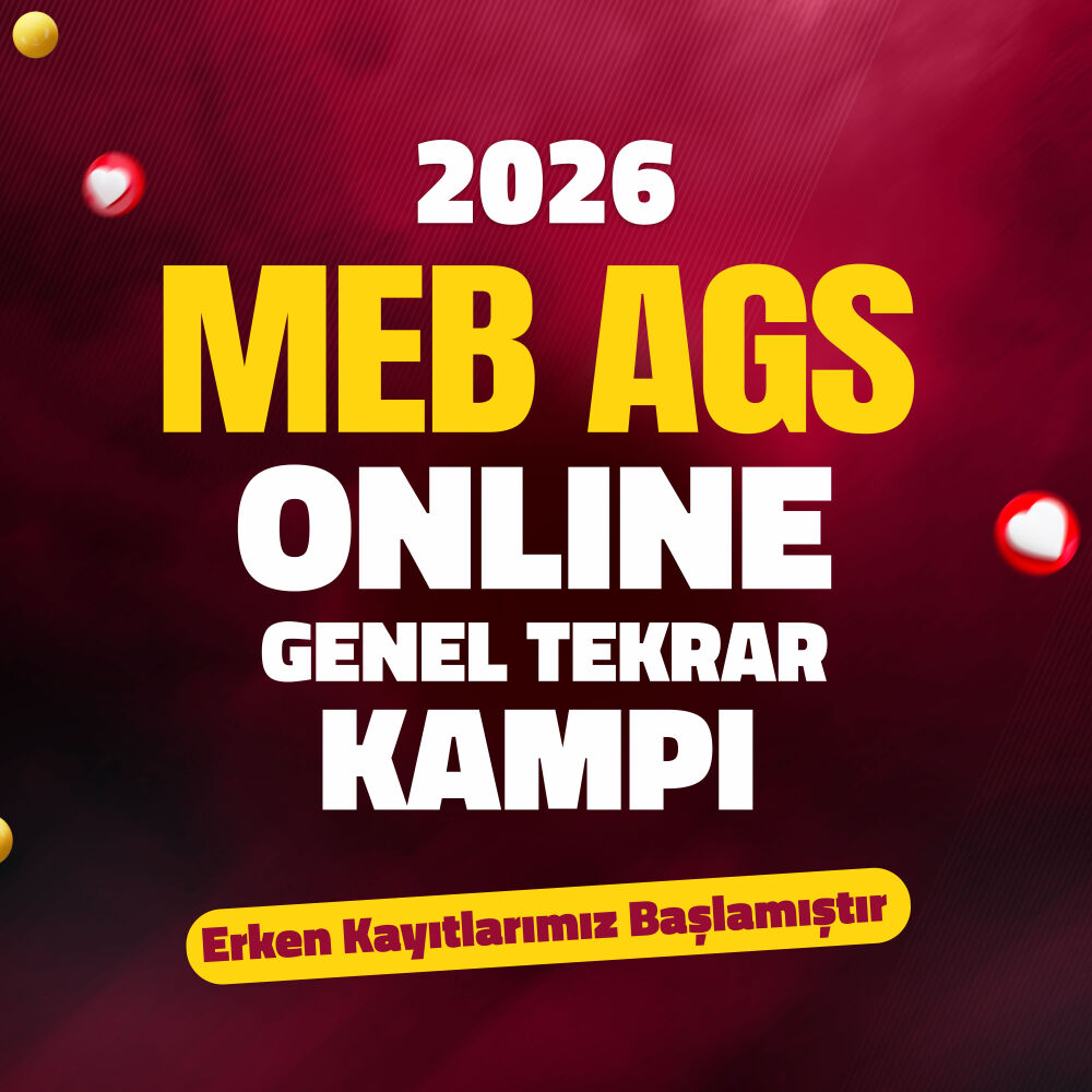 MEB AGS 2026 Nokta Atışlı Soru Çözümleriyle Genel Tekrar Kampı - 1