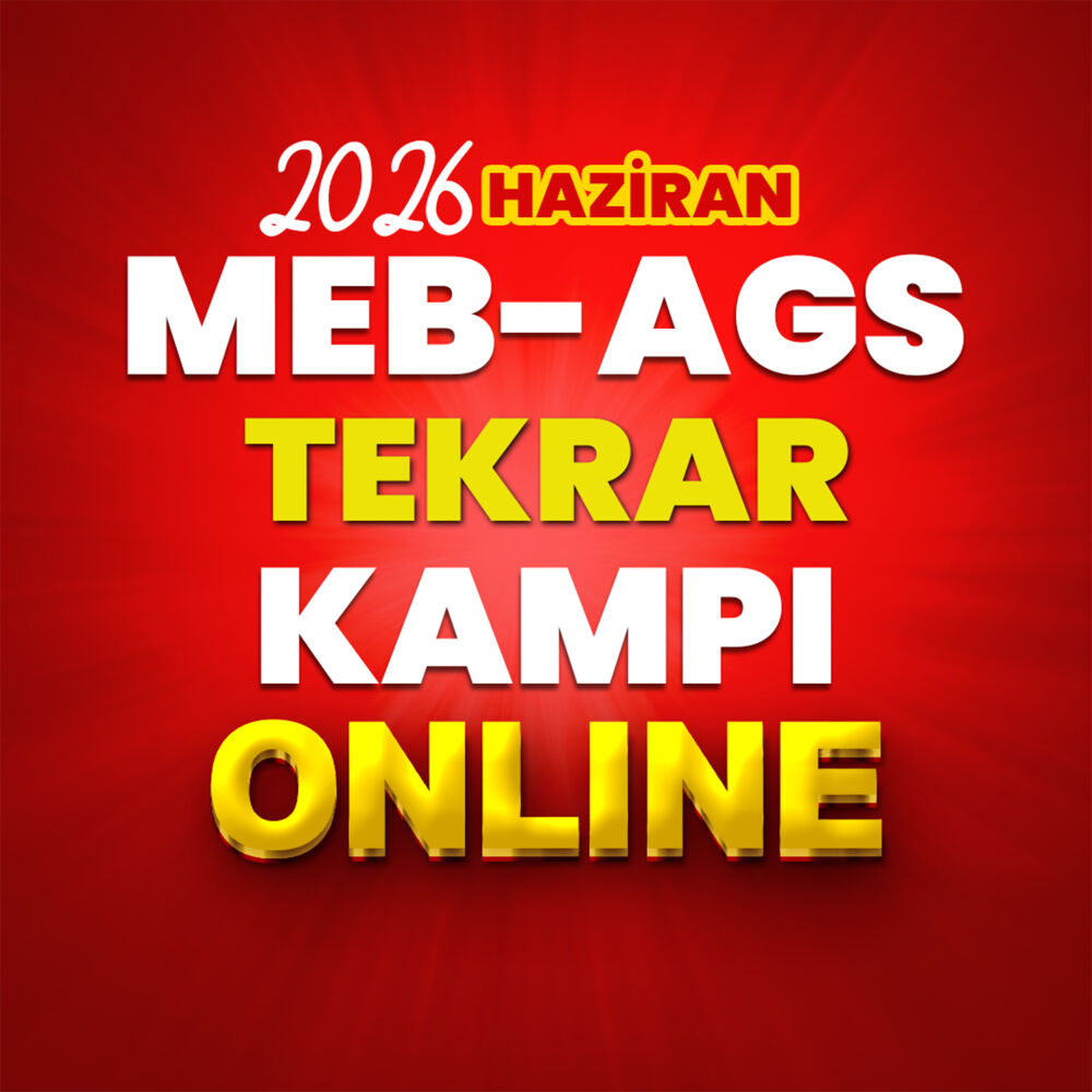 MEB AGS 2026 Nokta Atışlı Soru Çözümleriyle Genel Tekrar Kampı - 1