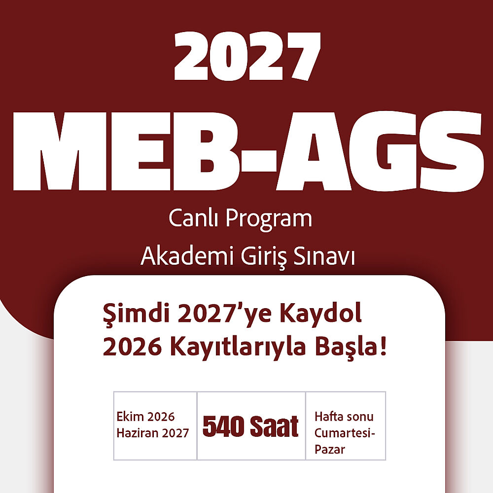 2027 MEB-AGS (Akademi Giriş Sınavı) | Canlı Program - 1
