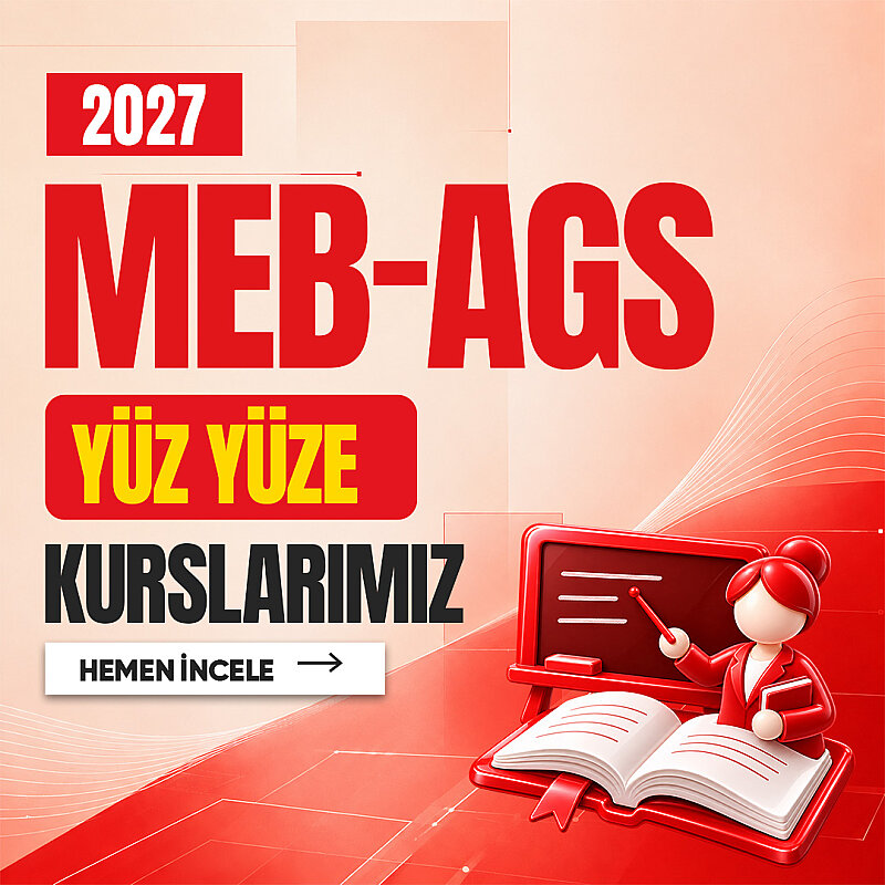 MEB AGS (Akademi Giriş Sınavı) 2027 | Yüz Yüze Programı - 