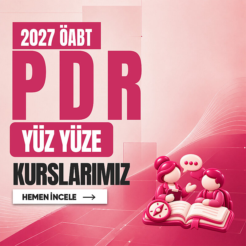 MEB AGS + PDR ÖABT 2027 | Yüz Yüze Programı - 