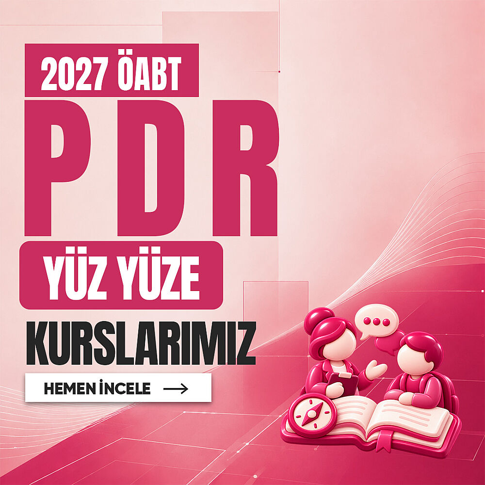 MEB AGS + PDR ÖABT 2027 | Yüz Yüze Programı - 1
