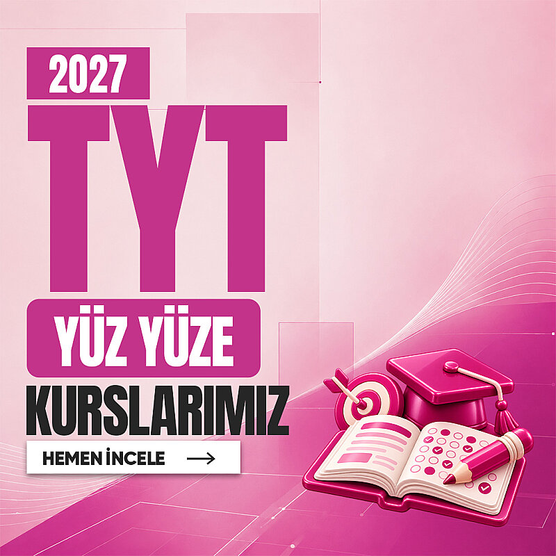 TYT (Temel Yeterlilik Testi) - 2027 | Yüz Yüze Programı - 
